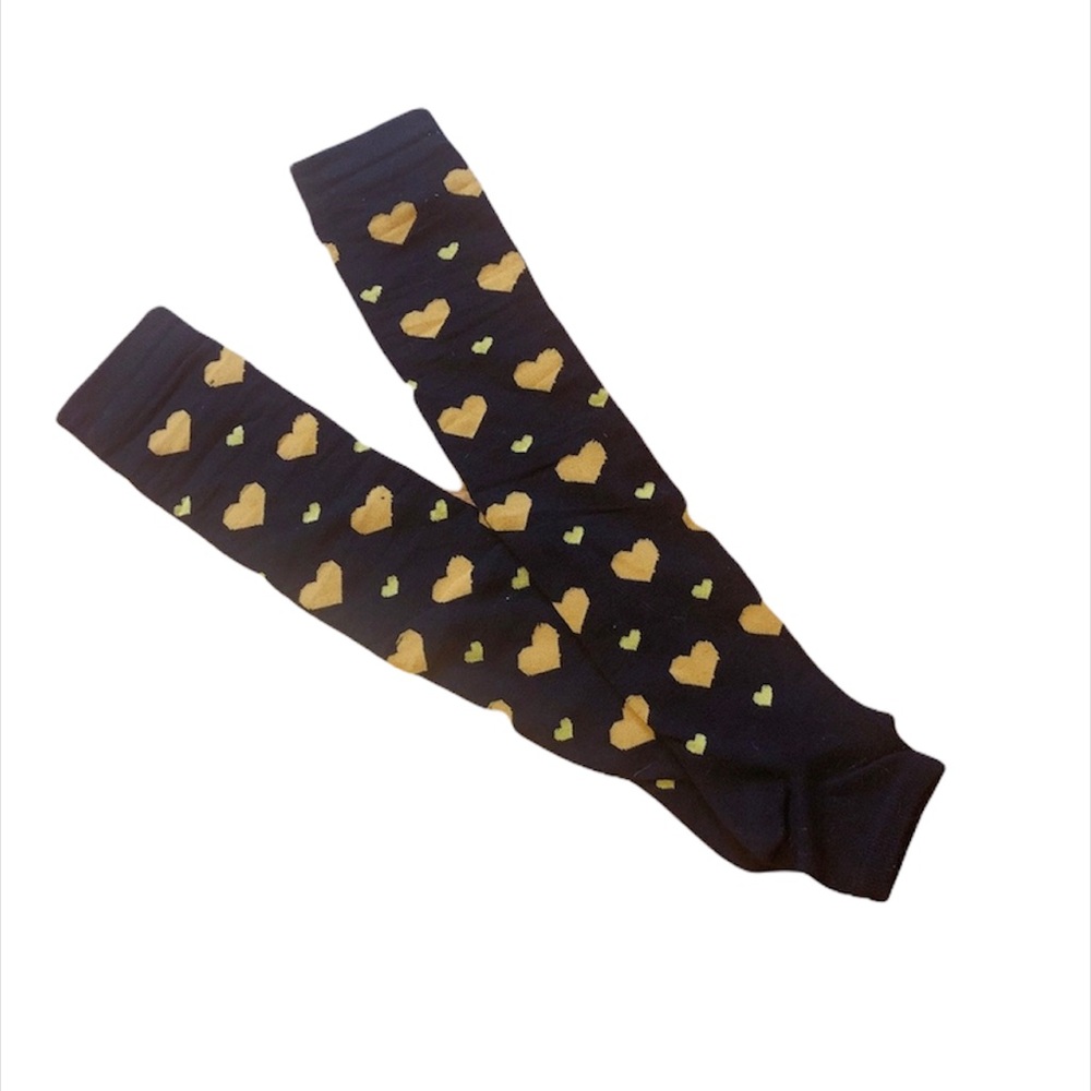 Cozy Mini Hearts Leg Warmer Socks